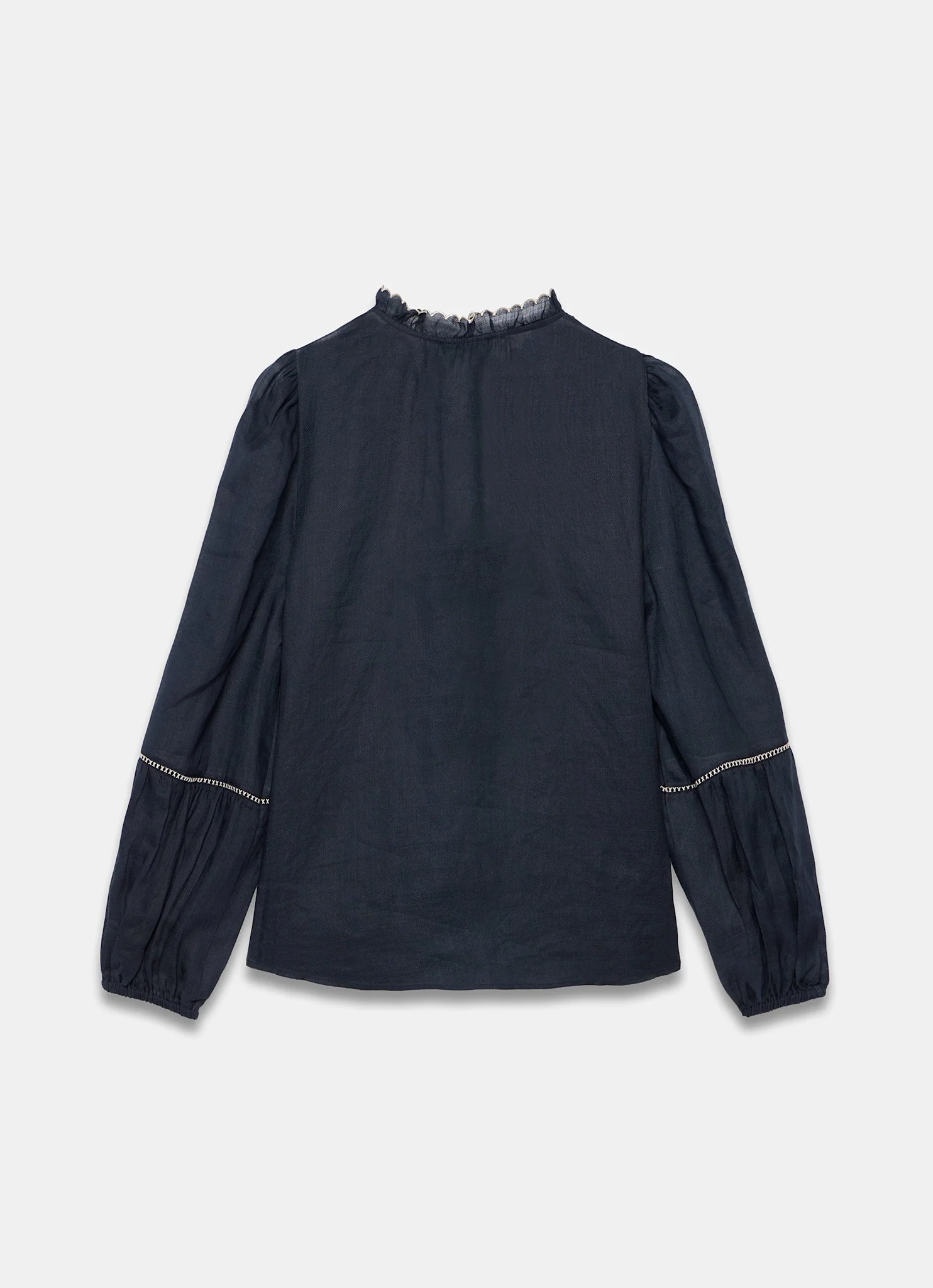 8728-navy-embroidered-detail-blouse-8.webp Navy Embroidered Detail Blouse
