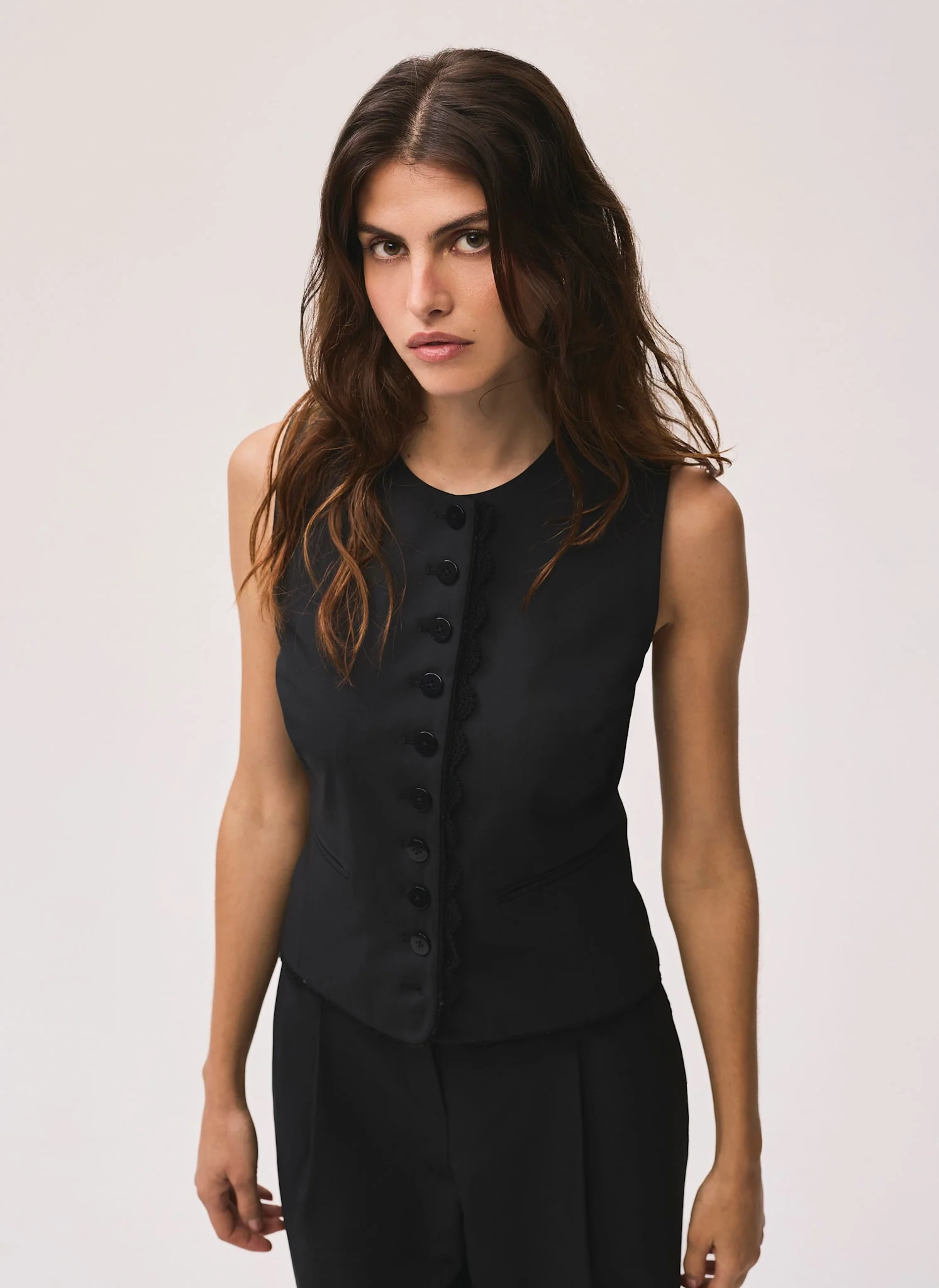 8762-black-lace-trim-waistcoat-1.webp Black Lace Trim Waistcoat
