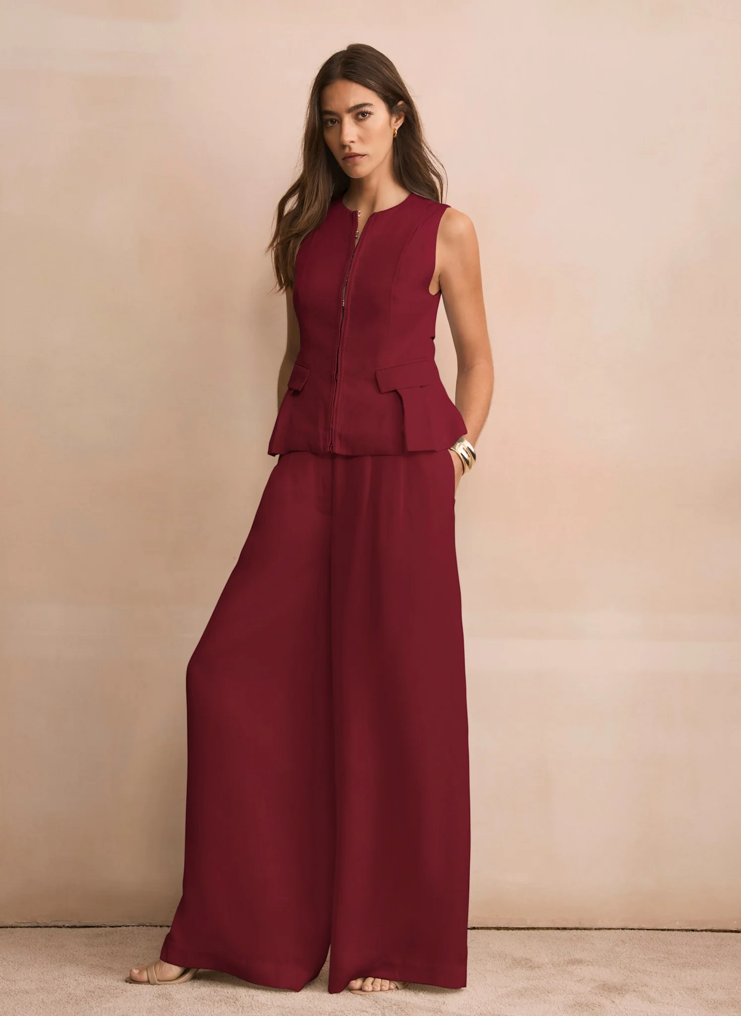 8900-burgundy-darted-wide-leg-trousers-5.webp Burgundy Darted Wide Leg Trousers