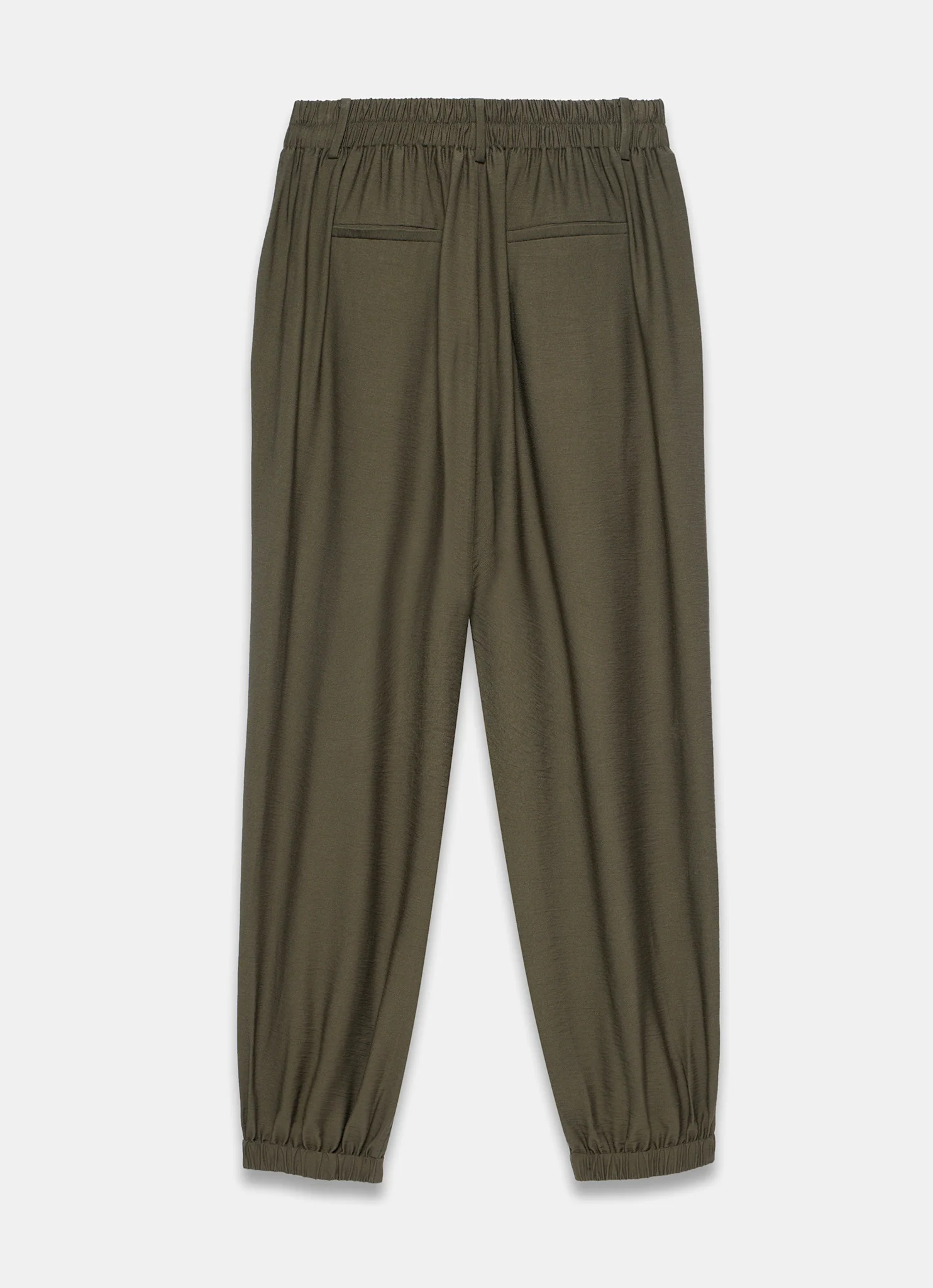 Khaki Soft Balloon Trousers