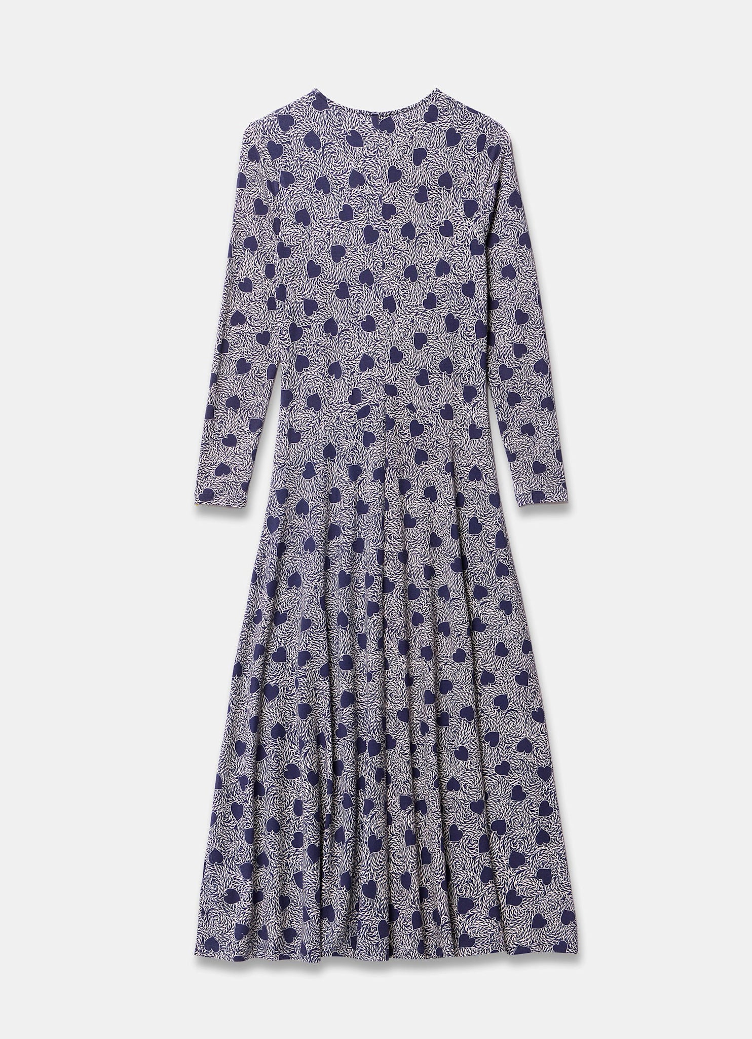 9004-navy-heart-print-zip-front-midi-dress-8.jpg Navy Heart Print Zip Front Midi Dress