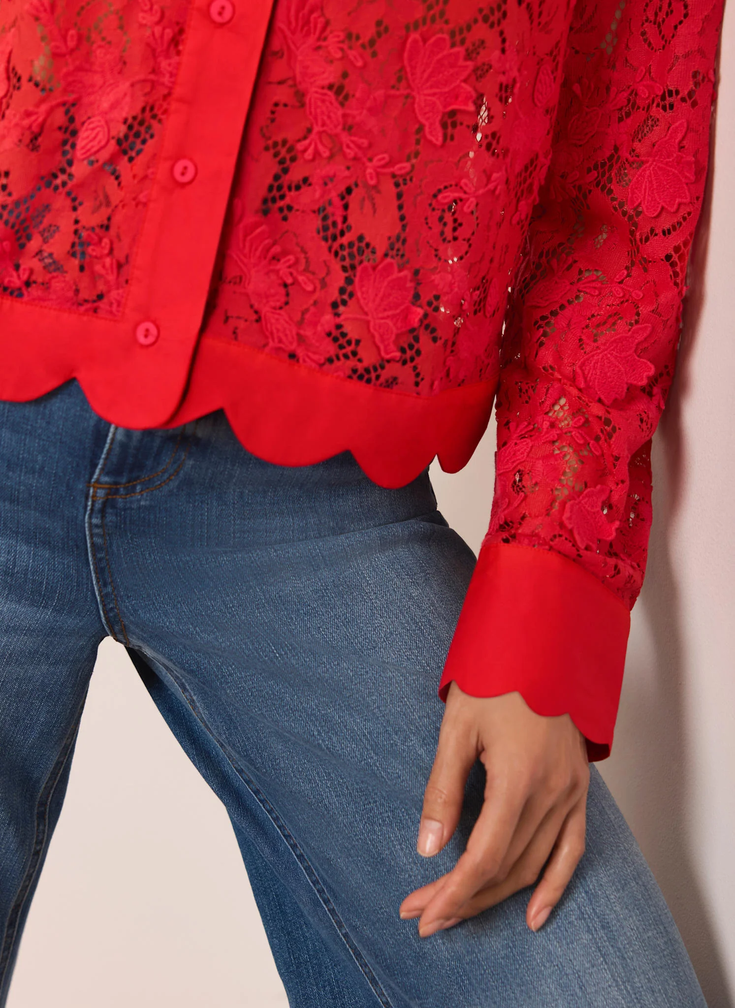 9024-red-lace-cropped-shirt-4.webp Red Lace Cropped Shirt