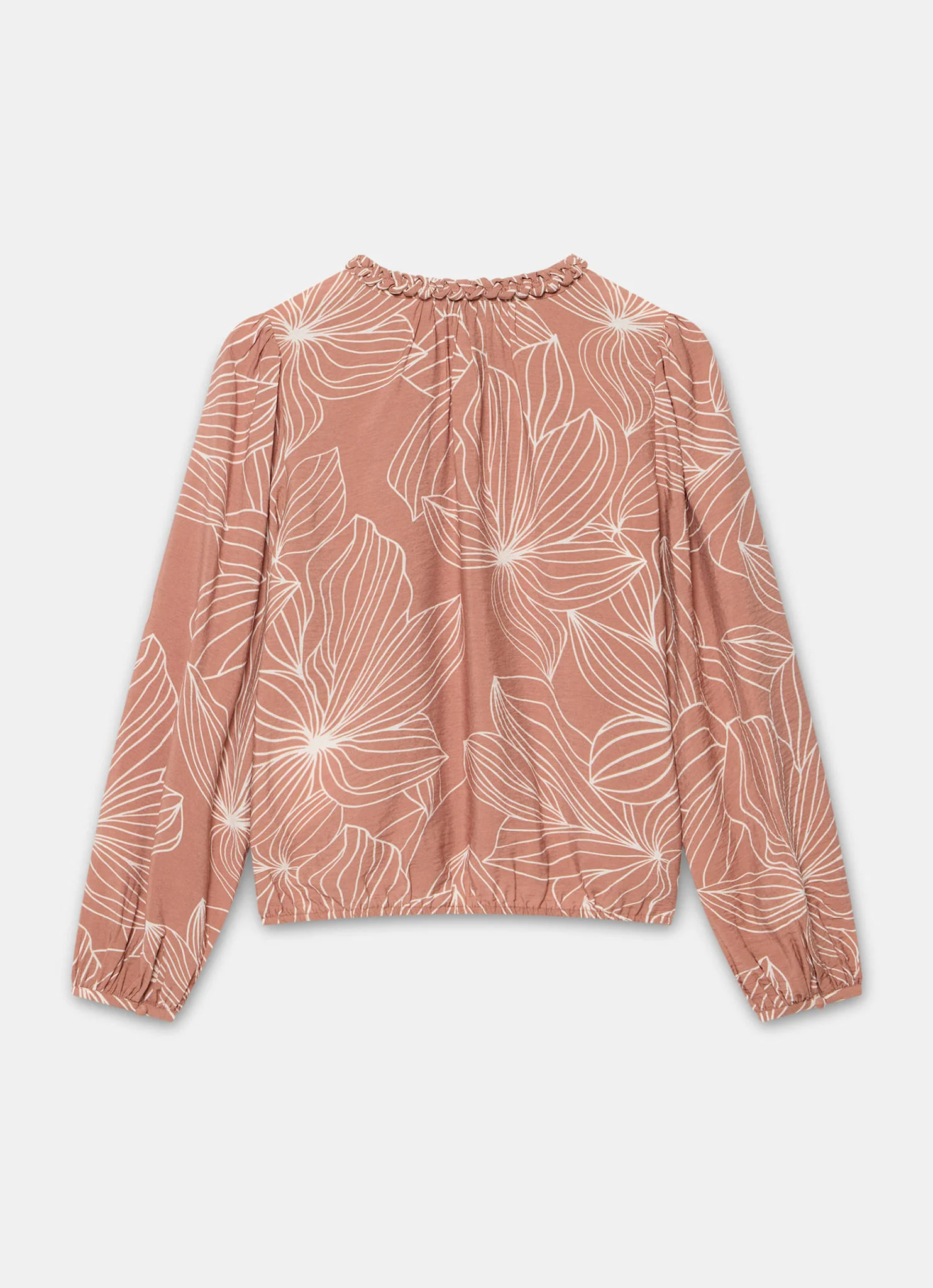 9030-tan-floral-print-blouse-8.webp Tan Floral Print Blouse
