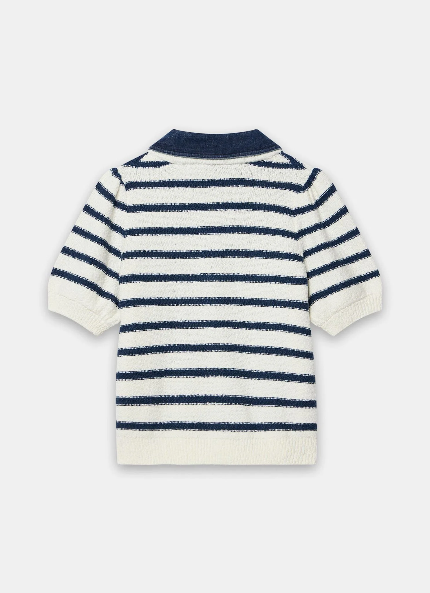 9036-cream-striped-knit-denim-detail-tops-8.webp Cream Striped Knit Denim Detail Tops