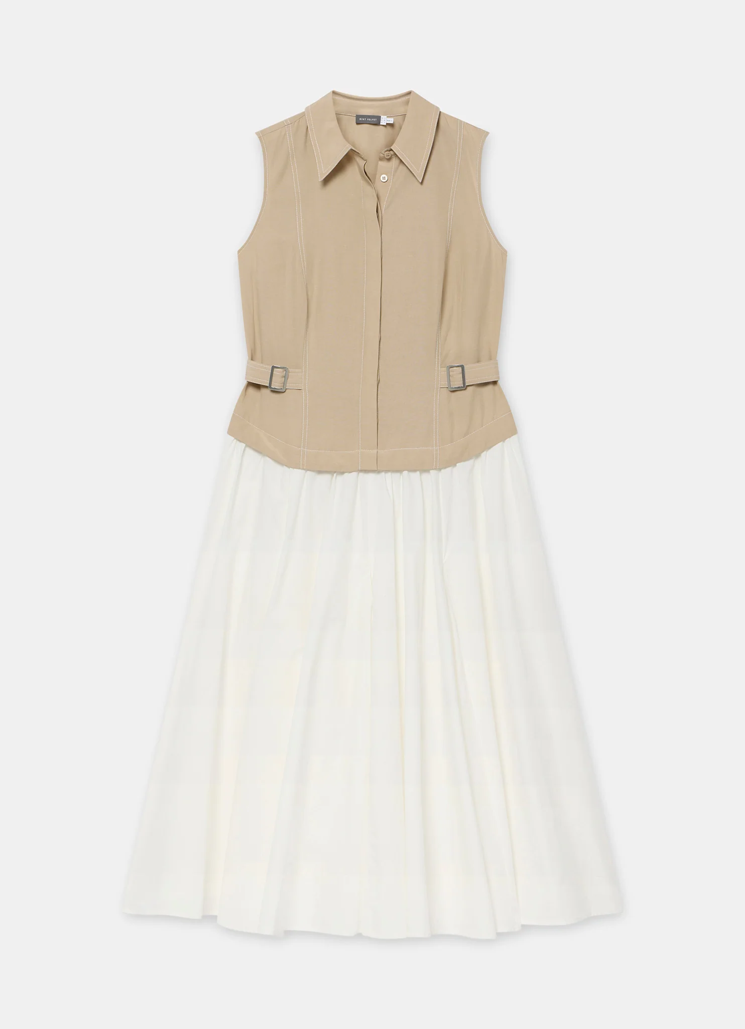 9060-neutral-waistcoat-layered-midi-dress-7.webp Neutral Waistcoat Layered Midi Dress
