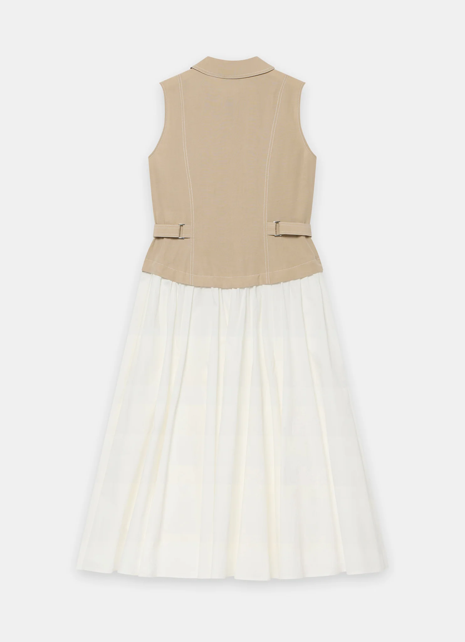 9060-neutral-waistcoat-layered-midi-dress-8.webp Neutral Waistcoat Layered Midi Dress