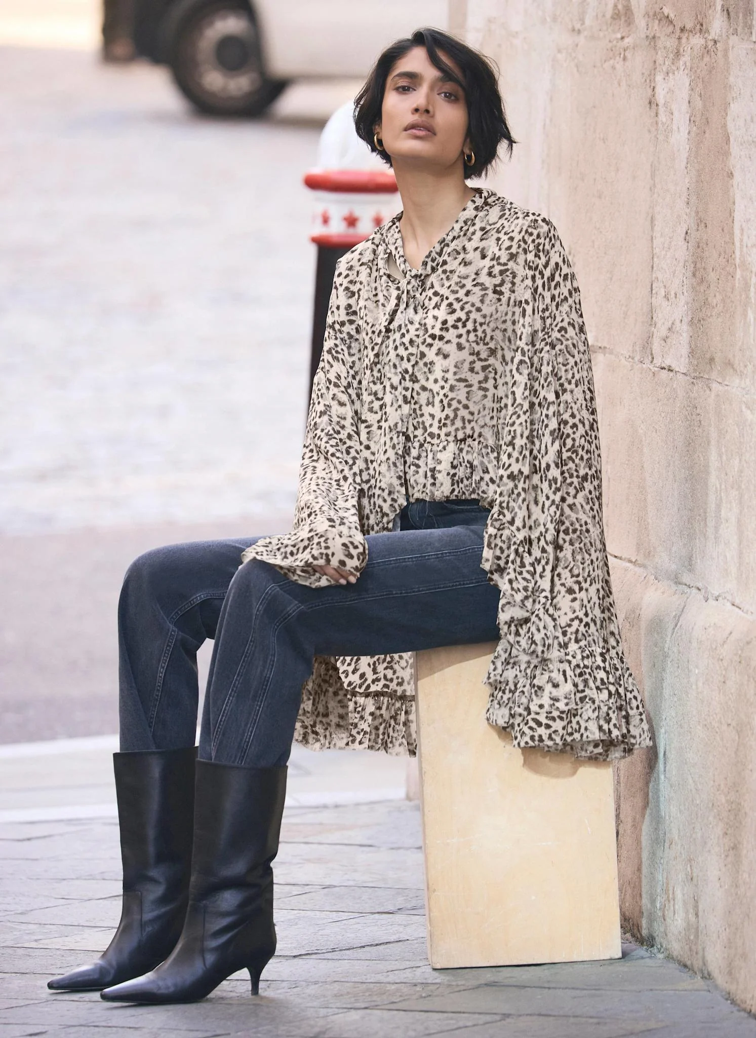 9108-leopard-print-ruffle-blouse-5.webp Leopard Print Ruffle Blouse