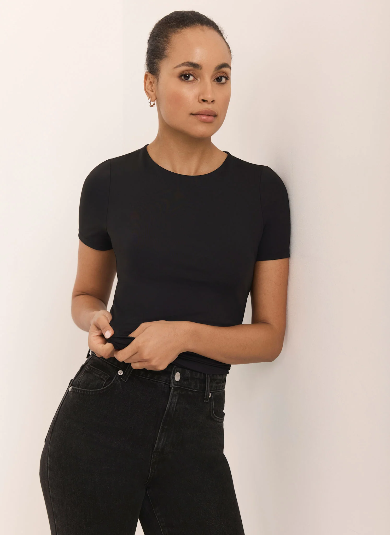 9120-black-layering-short-sleeve-top-1.webp Black Layering Short Sleeve Top
