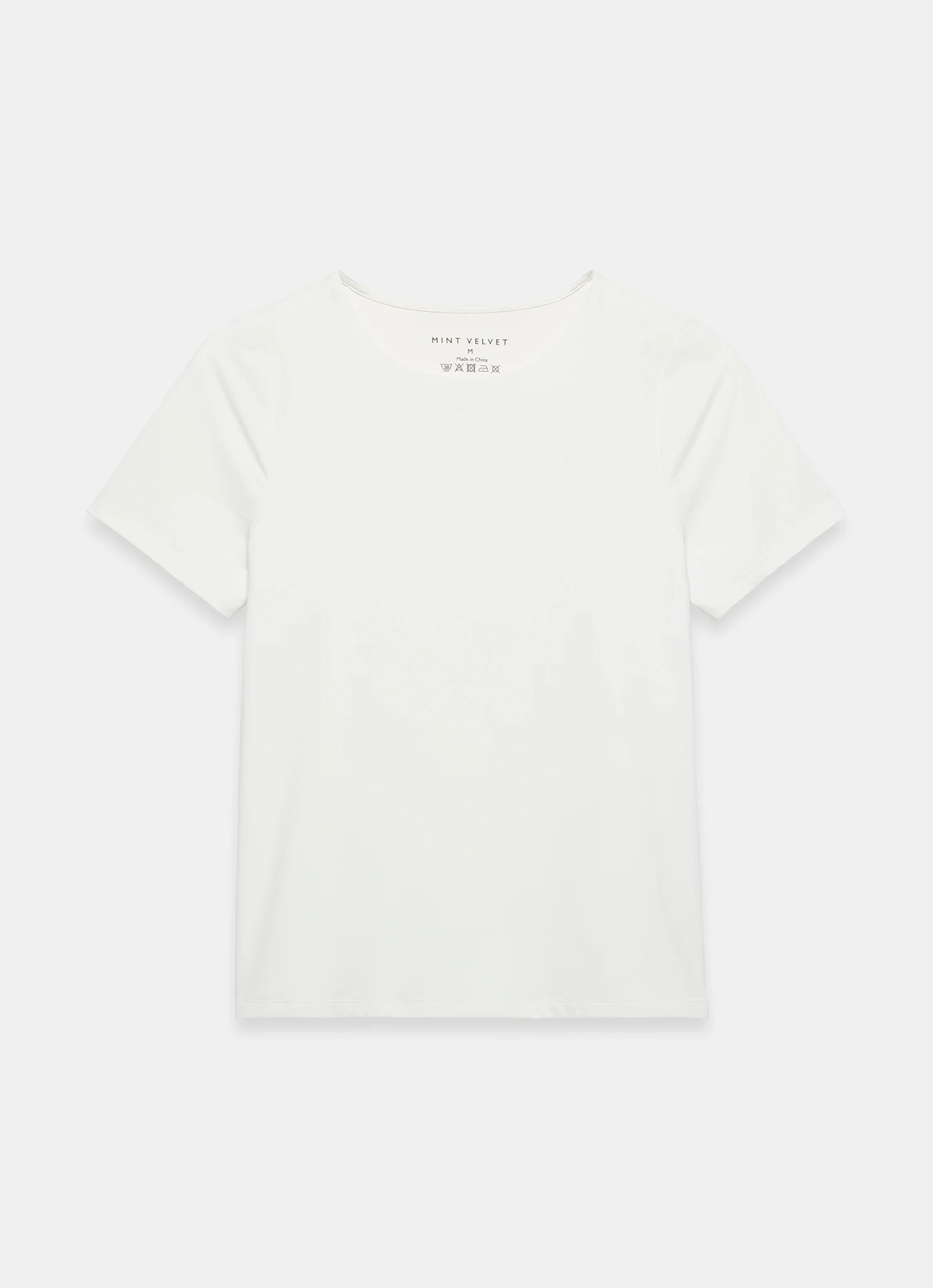 White Layering Short Sleeve Top