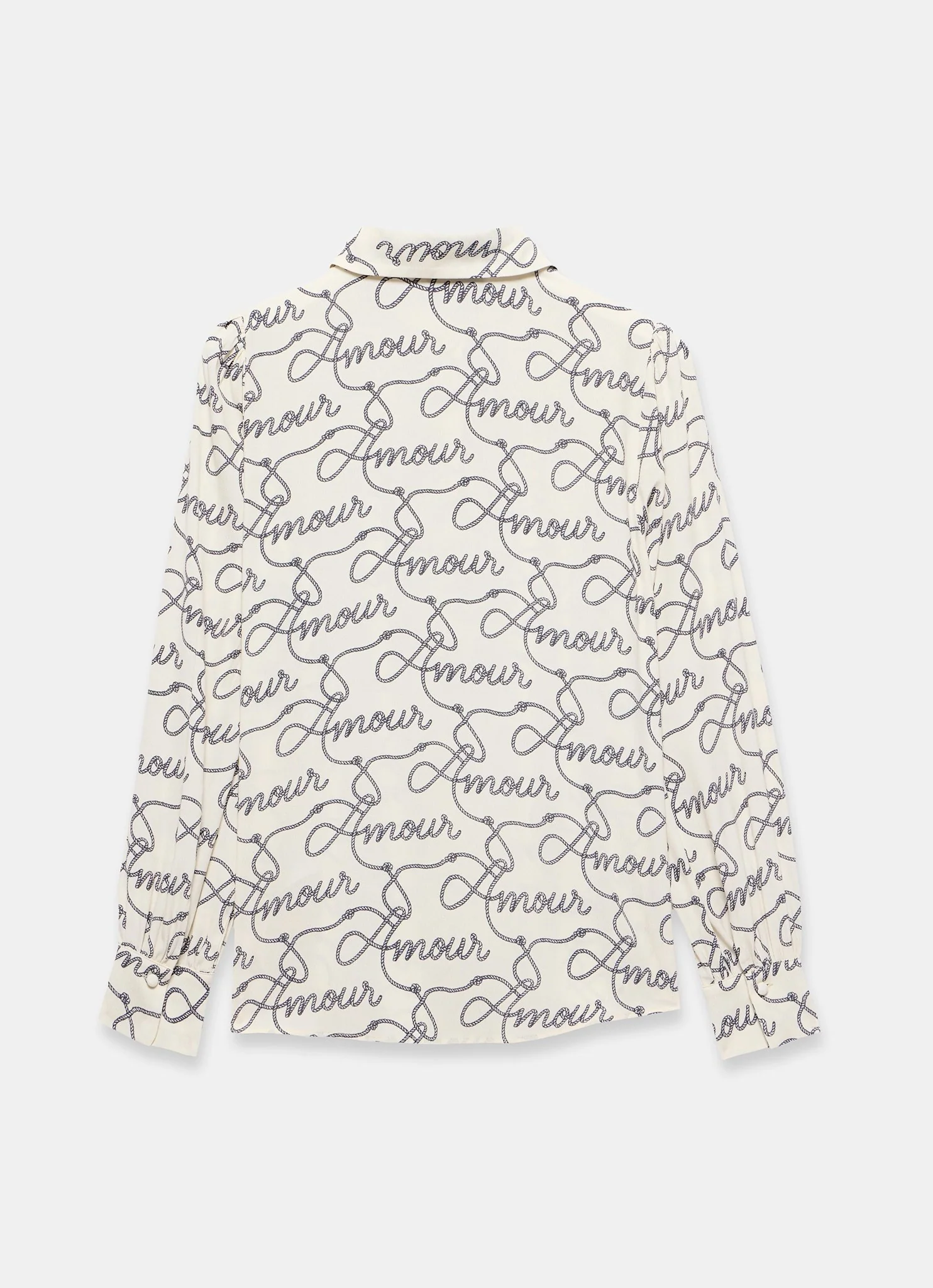9162-cream-amour-print-bow-shirt-8.webp Cream Amour Print Bow Shirt