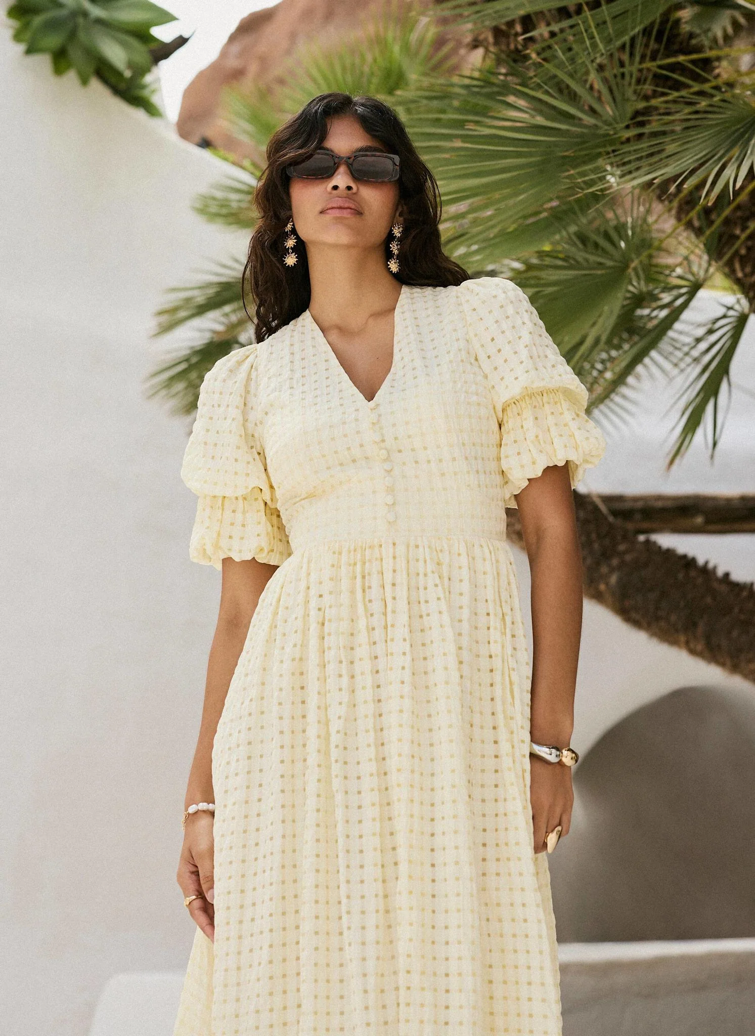 918-yellow-checked-midi-dress-6.webp Yellow Checked Midi Dress