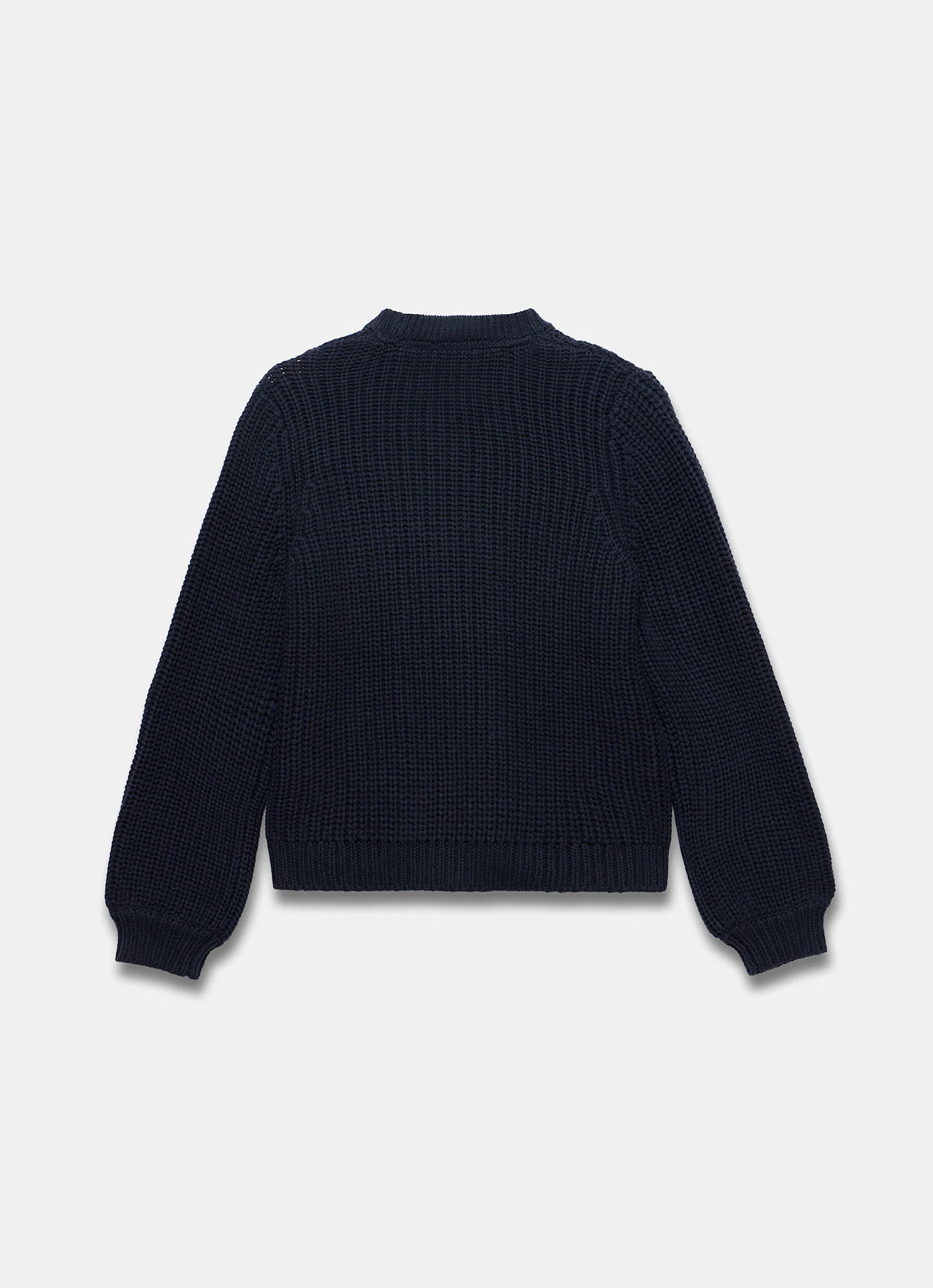 Navy Heart Embroidered Cardigan
