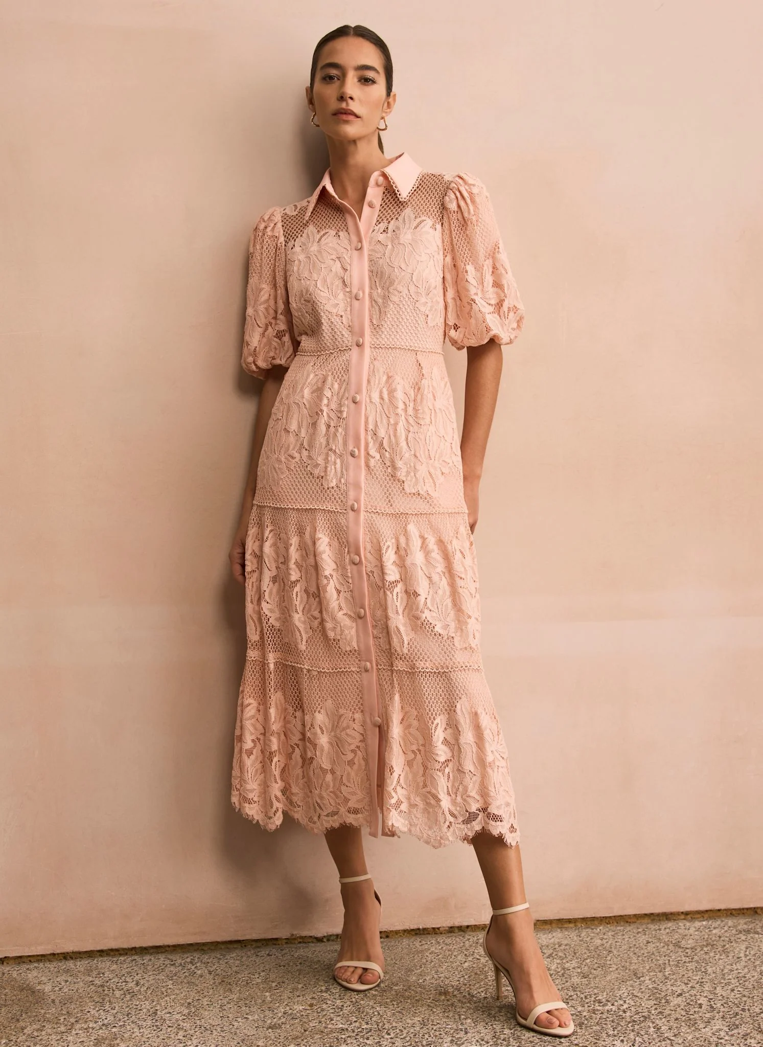 9194-pale-pink-lace-midi-shirt-dress-1.webp Pale Pink Lace Midi Shirt Dress