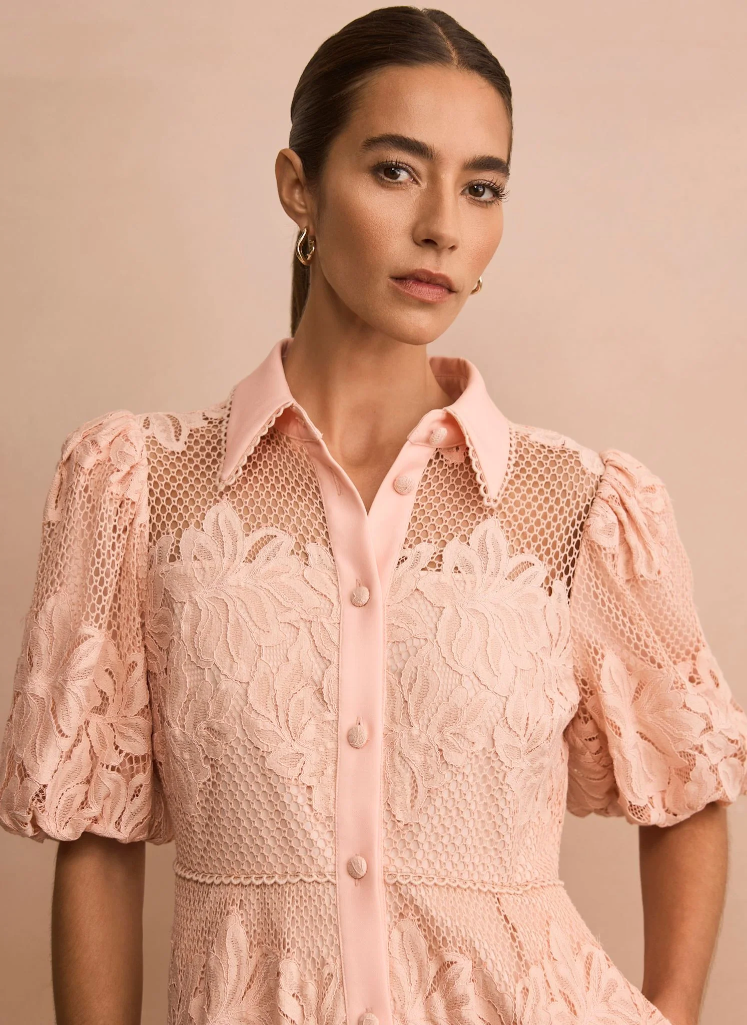 9194-pale-pink-lace-midi-shirt-dress-3.webp Pale Pink Lace Midi Shirt Dress