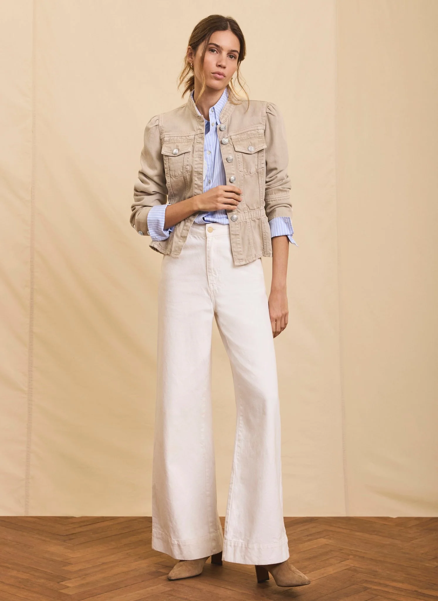 9210-neutral-military-peplum-jacket-1.webp Neutral Military Peplum Jacket