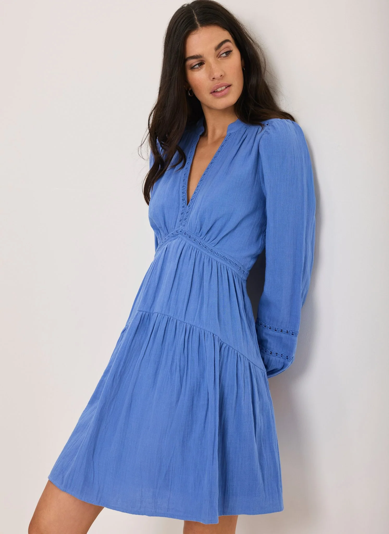 9228-blue-cotton-cheesecloth-mini-dress-2.webp Blue Cotton Cheesecloth Mini Dress