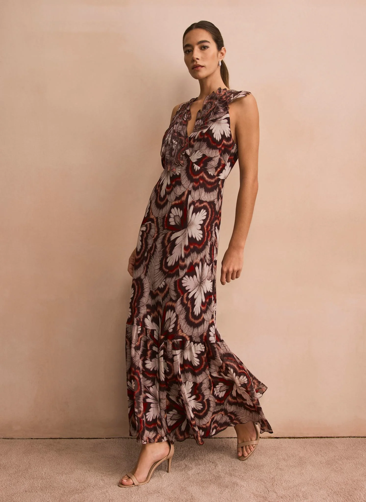 9268-brown-printed-maxi-dress-1.webp Brown Printed Maxi Dress
