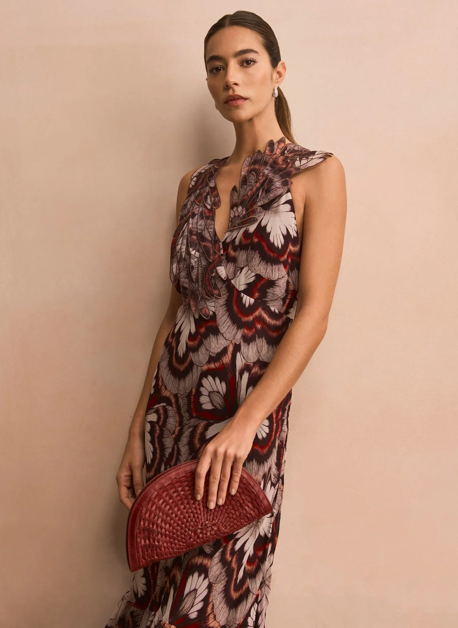 9268-brown-printed-maxi-dress-6.webp Brown Printed Maxi Dress
