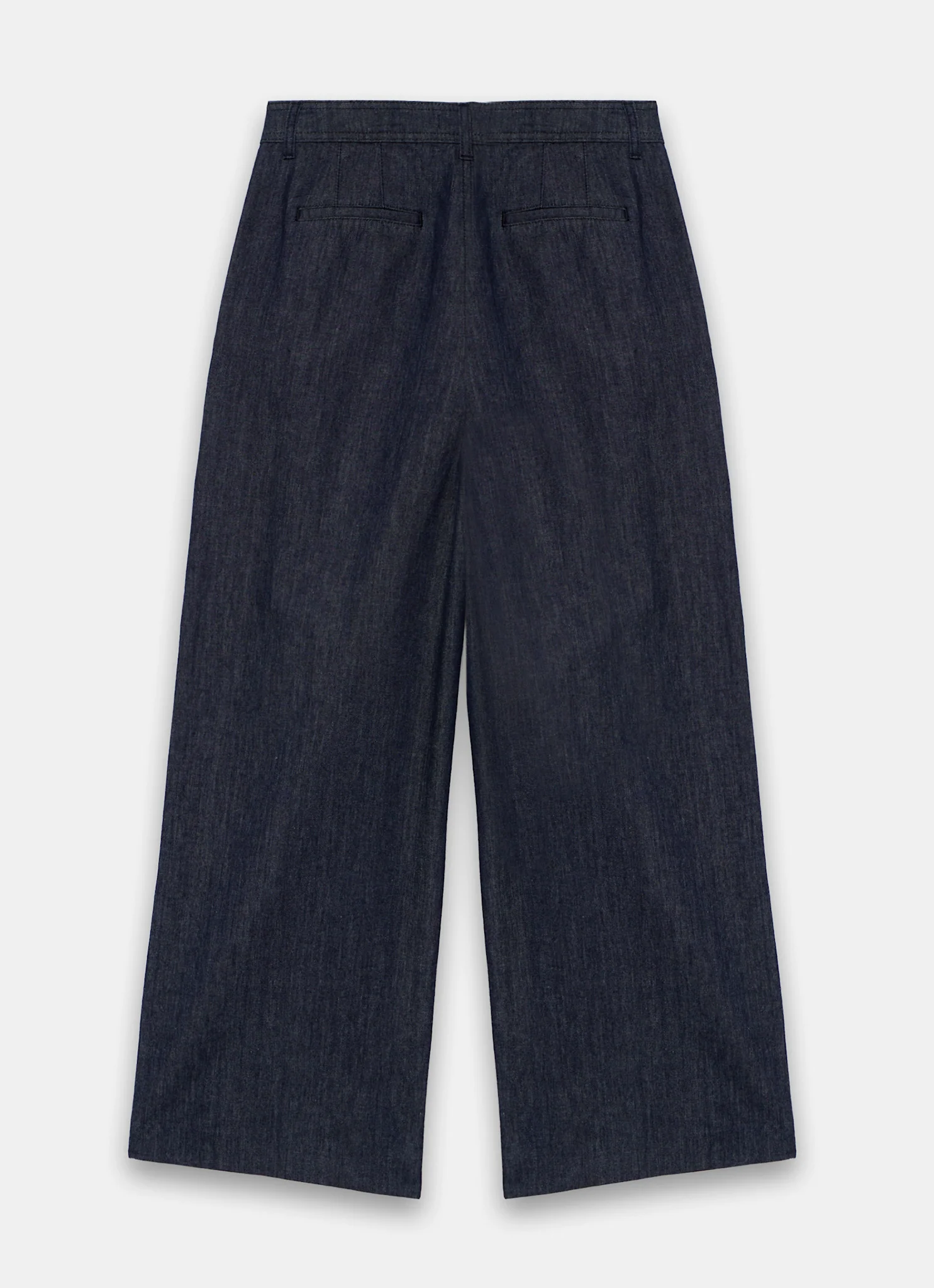 9362-dark-indigo-pleated-tailored-wide-leg-jeans-8.webp Dark Indigo Pleated Tailored Wide Leg Jeans