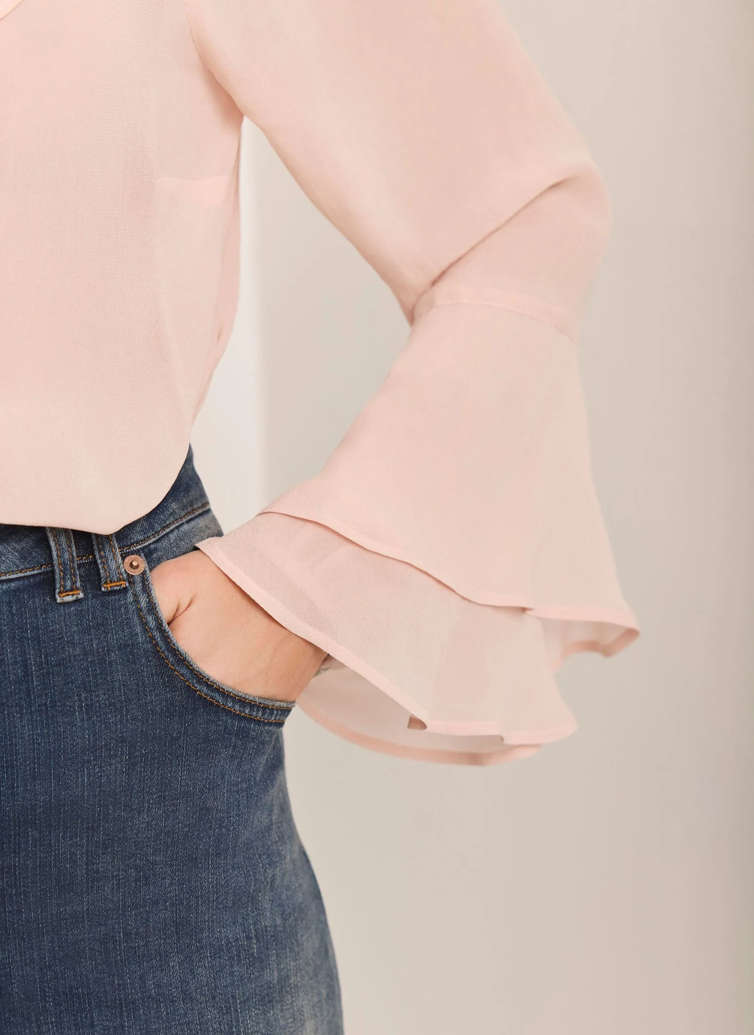 9602-pink-ruffle-detail-blouse-4.webp Pink Ruffle Detail Blouse