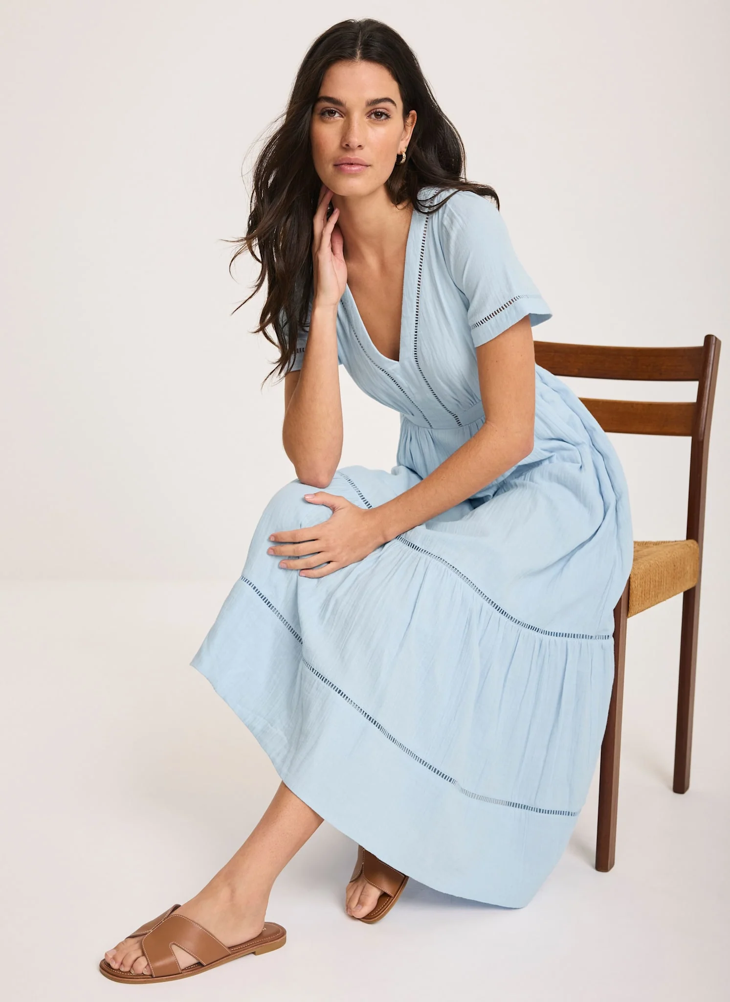 9608-blue-cotton-cheesecloth-midi-dress-2.webp Blue Cotton Cheesecloth Midi Dress