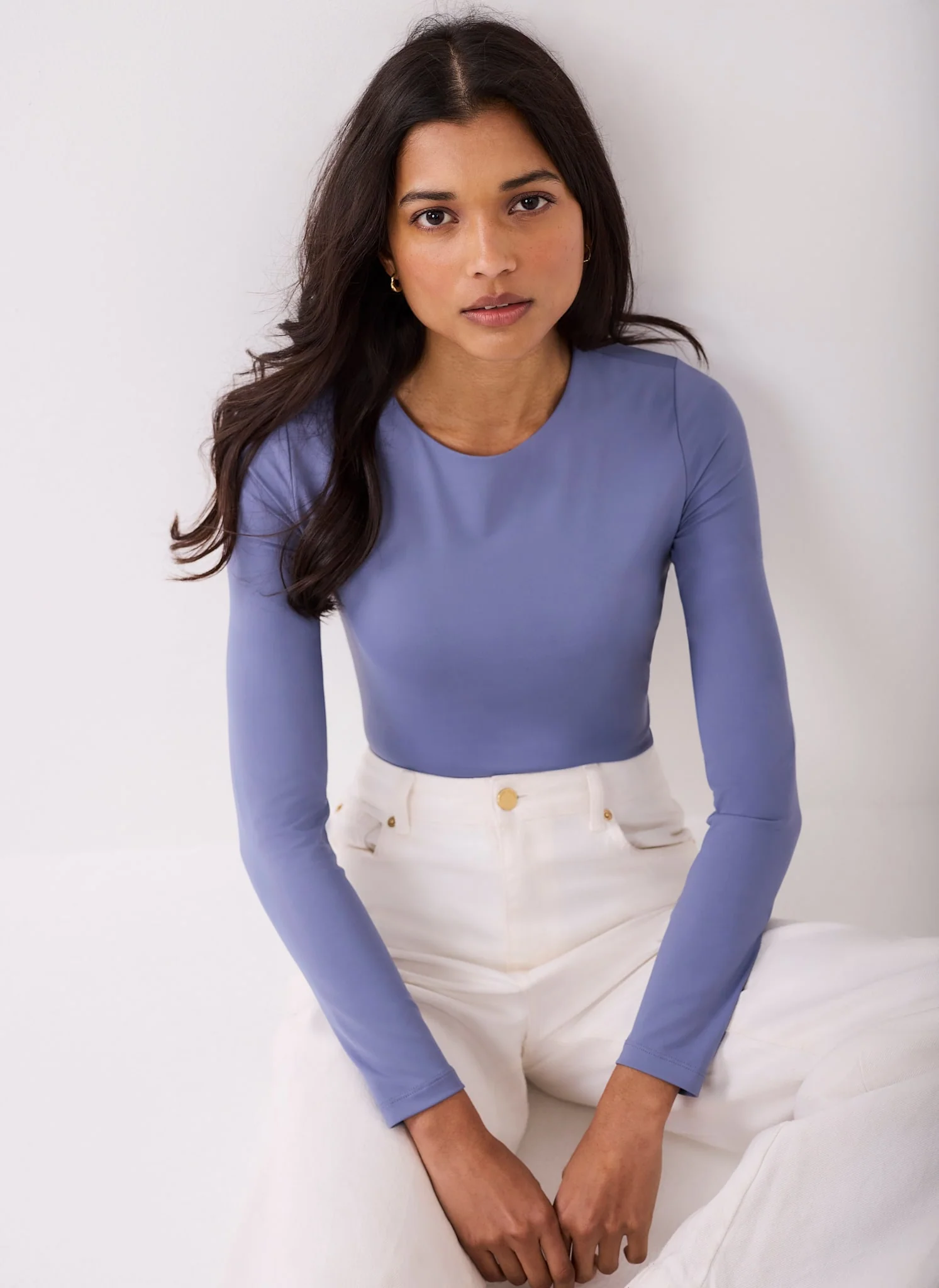 9726-blue-crew-neck-layering-top-3.webp Blue Crew Neck Layering Top