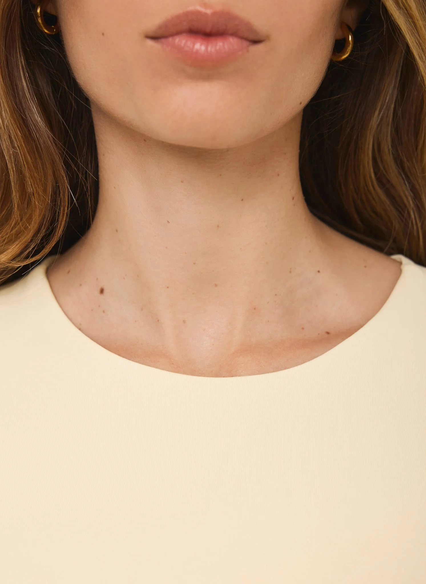 9732-butter-yellow-layering-crew-neck-top-4.webp Butter Yellow Layering Crew Neck Top