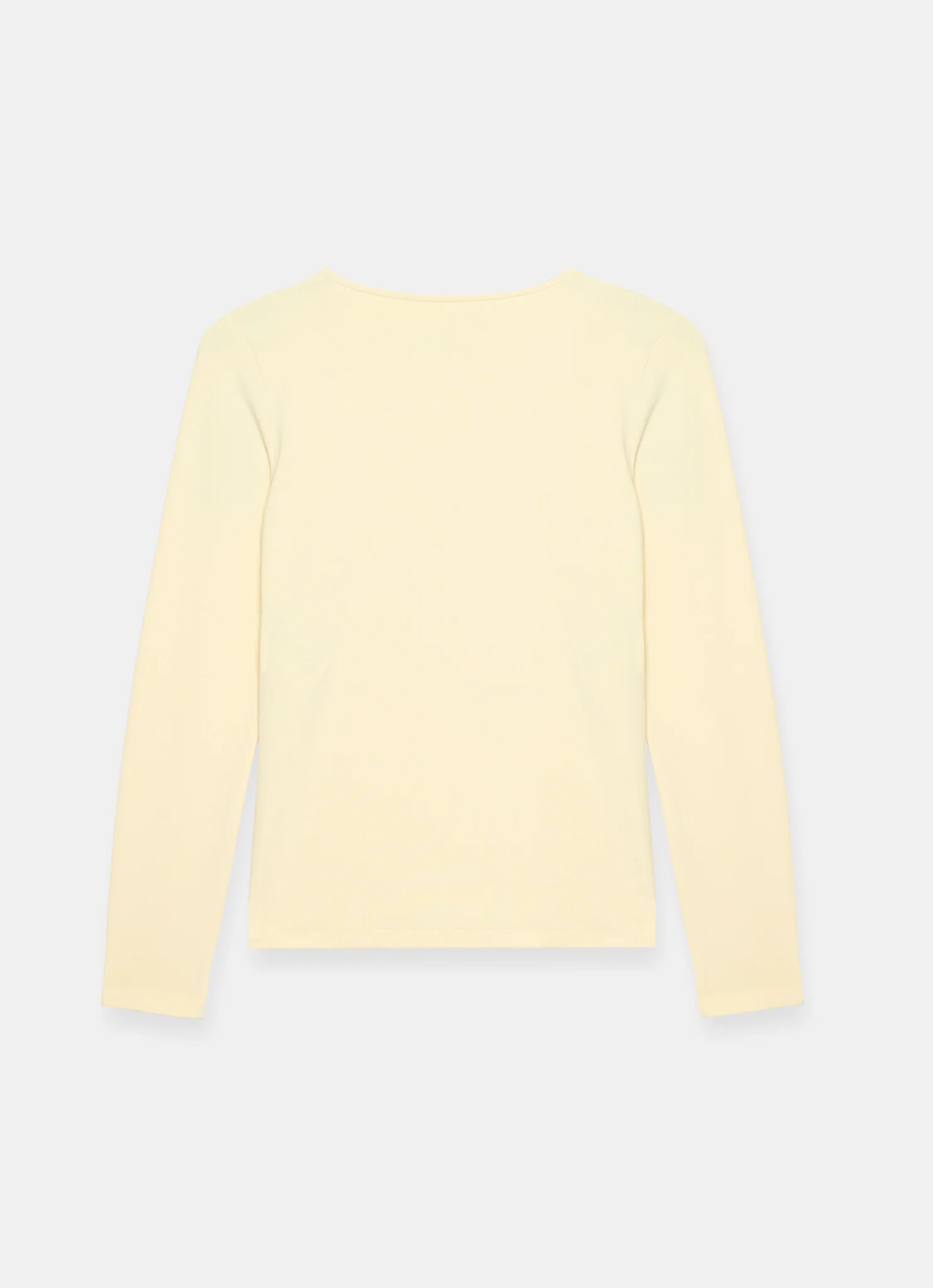 9732-butter-yellow-layering-crew-neck-top-7.webp Butter Yellow Layering Crew Neck Top