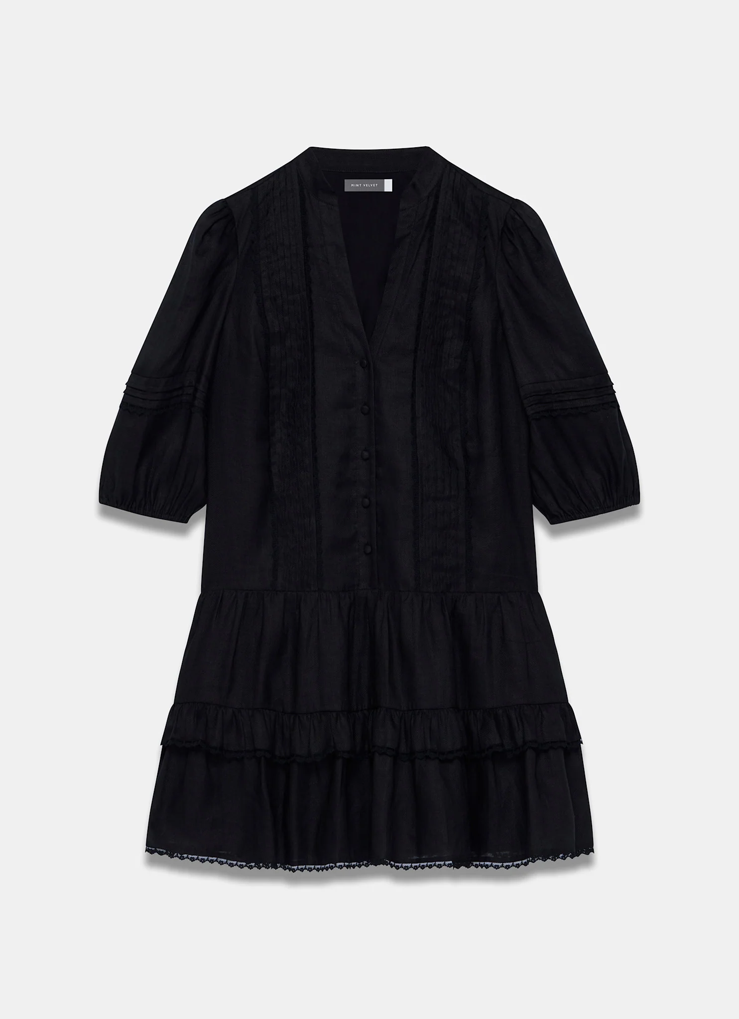 976-black-ramie-mini-dress-6.webp Black Ramie Mini Dress