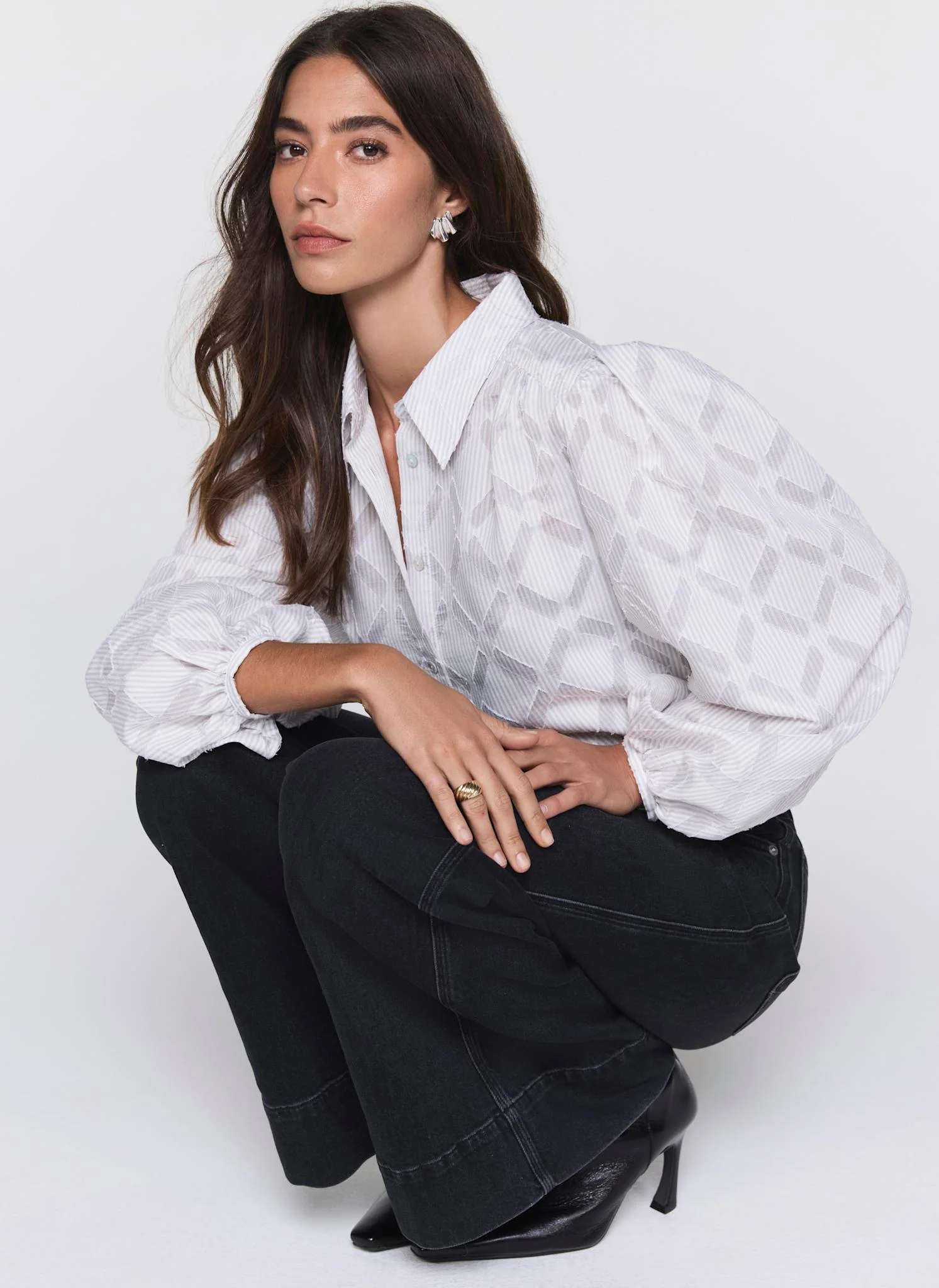 9776-grey-diamond-striped-jacquard-shirt-2.webp Grey Diamond Striped Jacquard Shirt