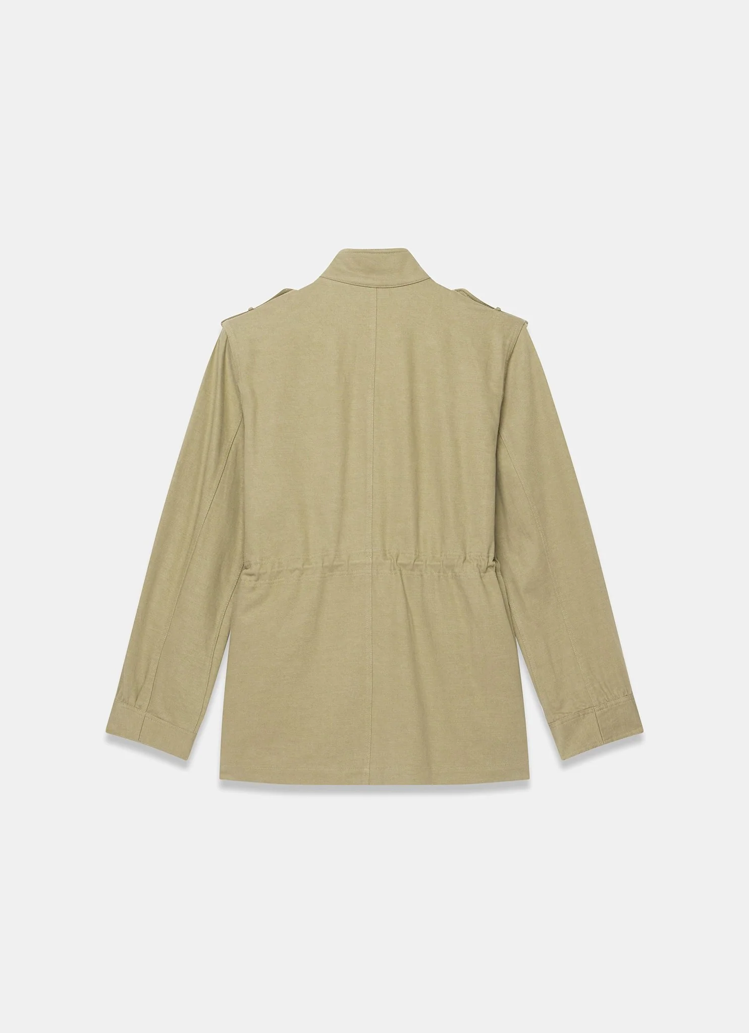 Khaki Washed Pocket Shacket