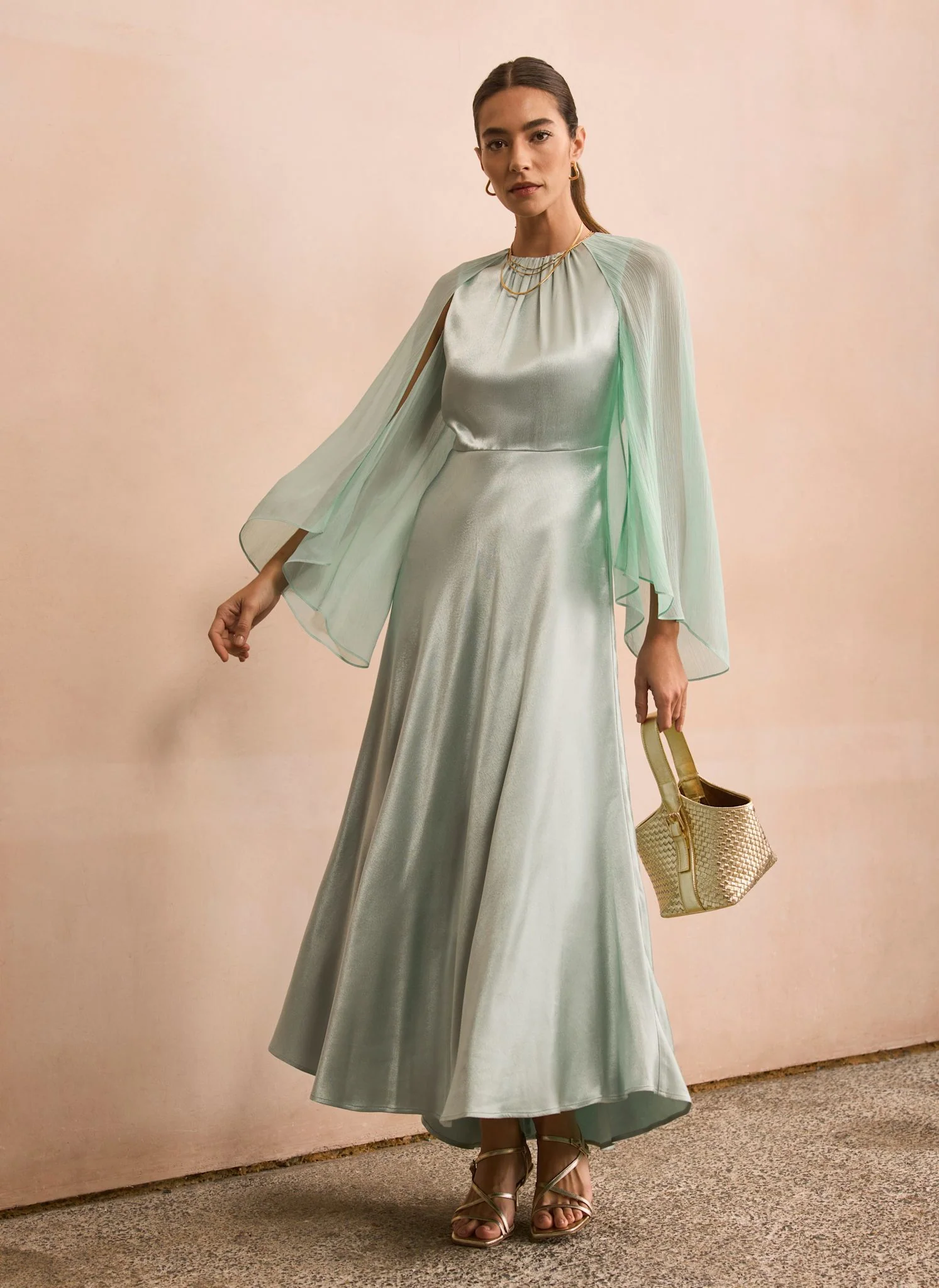9856-blue-satin-cape-maxi-dress-6.webp Blue Satin Cape Maxi Dress