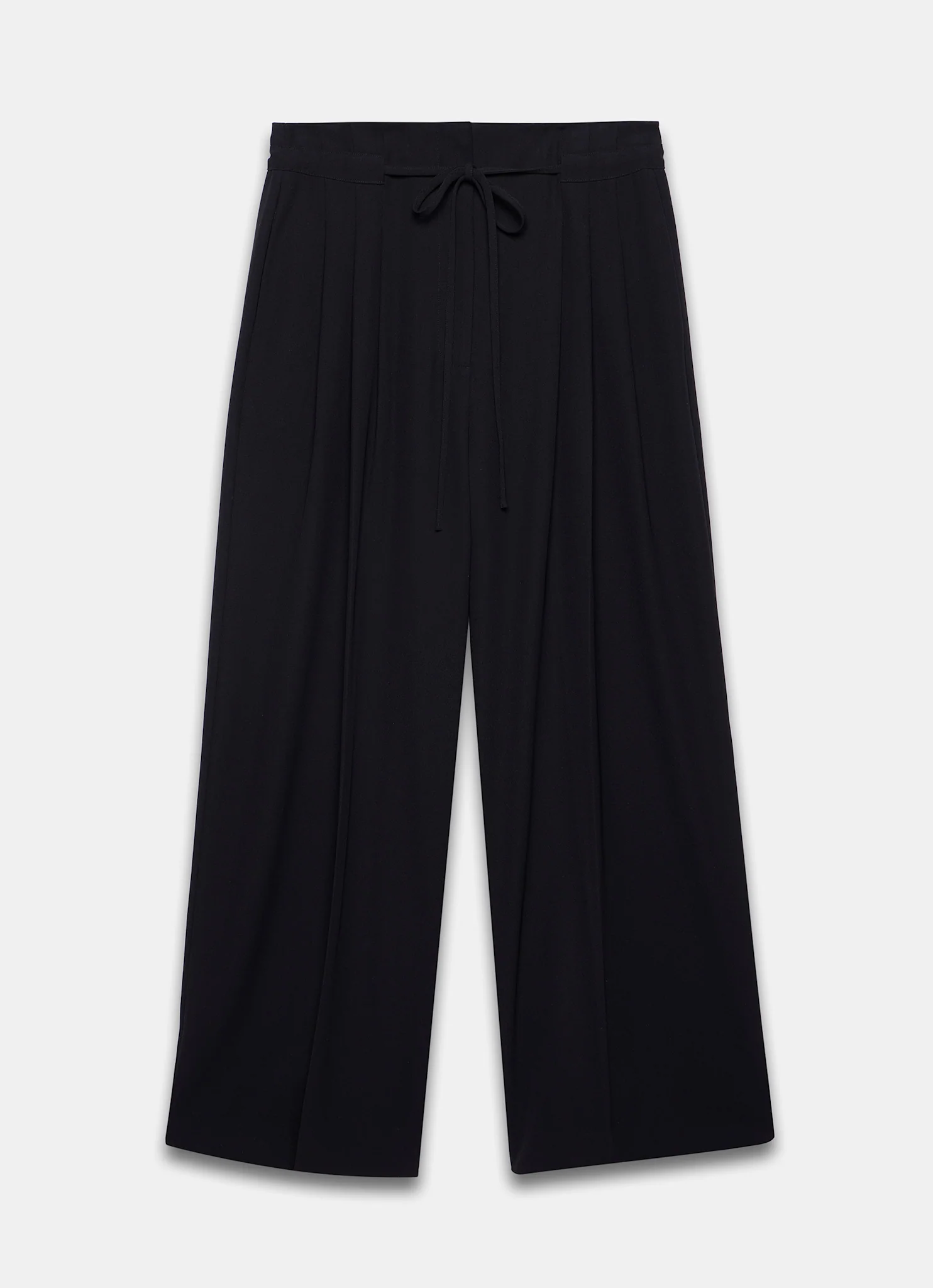9906-black-tie-waist-pleated-wide-trousers-6.webp Black Tie Waist Pleated Wide Trousers