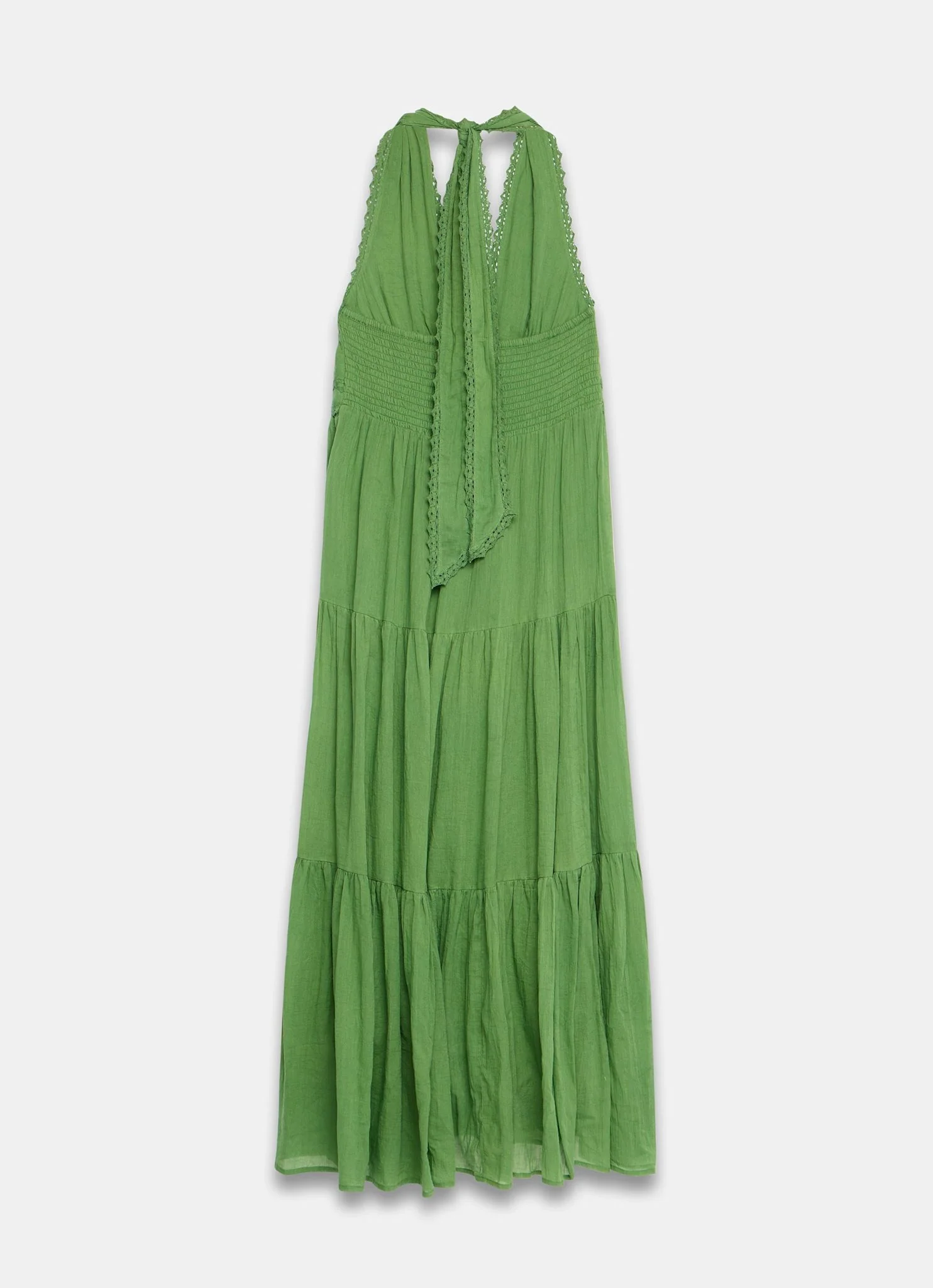 9962-green-cotton-halter-maxi-dress-8.webp Green Cotton Halter Maxi Dress